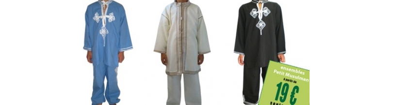 Qamis, vêtement islamique Garçons